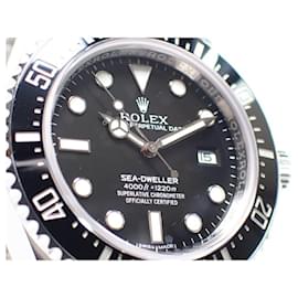 Rolex-ROLEX Sea-Dweller4000 116600 Boucle de finition satinée de marchandises authentiques Hommes-Argenté