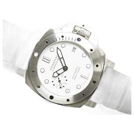 Panerai-PANERAI Submersible Bianco 42 MM PAM02223 Genuine goods Mens-Silvery