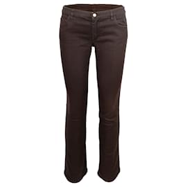 LOUIS VUITTON Monogram Straight Denim Pants Jeans 36 Authentic Women New  Unused