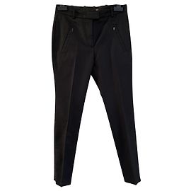 Hugo Boss Black Wool Trousers XS Black