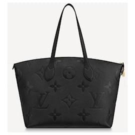 Louis Vuitton-LV Sac de voyage monogramme empreinte noir-Noir