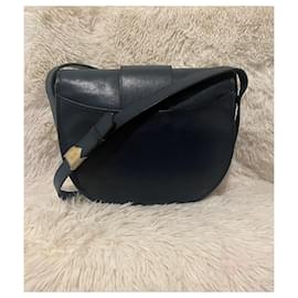 Yves Saint Laurent-Handbags-Navy blue