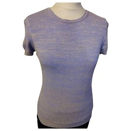 DOLCE & GABBANA PULLOVER TRENDY LUREX LILA GOLD S 36/38 Lila