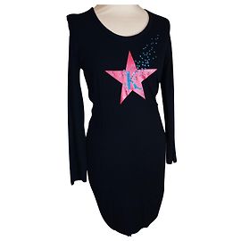 KENZO ABENDKLEID SHOOTING STAR DRESS TM 38/40 Schwarz