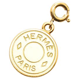 Charm Hermès Or Clou de Selle Doré