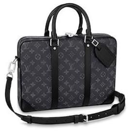 Louis Vuitton-LV Porte-Document Voyage PM-Preto