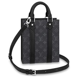Louis Vuitton LV Sac Plat Mini eclipse Preto