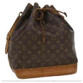 Louis Vuitton Noé Handbag Dark Brown Leather Dark brown