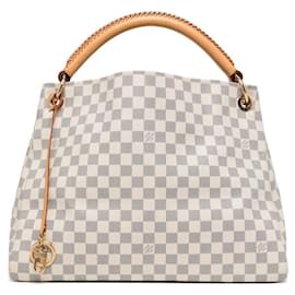Louis Vuitton-artsy MM handbag-White,Grey