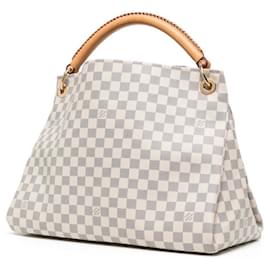 Louis Vuitton-Artsy MM handbag-Branco,Cinza