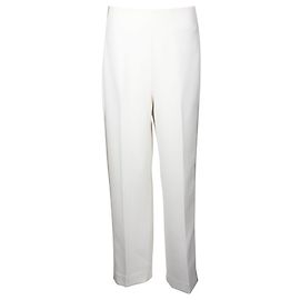 3.1 Phillip Lim Pantalon taille haute élégant crème clair avec panneaux latéraux beiges Blanc Écru