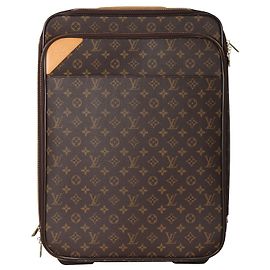 Louis Vuitton Suitcase Pegase 55 in Monogram Canvas  Brown