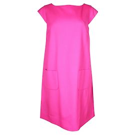 Kate Spade Abito a trapezio rosa fluo con tasche frontali Rosa