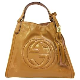 Gucci-Cartable Soho marron Gucci-Marron