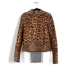 Vionnet Leopard Calf Leather Jacket Multiple colors