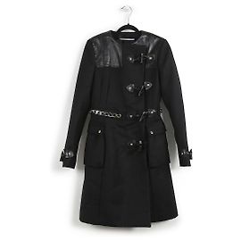 Montgomery impreziosito da catena d'argento Givenchy Nero
