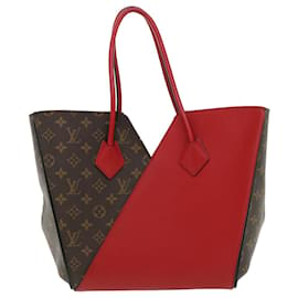 Louis Vuitton-LOUIS VUITTON Monogram Cerise Kimono MM Tote Bag Red M40459 LV Auth 35521a-Red