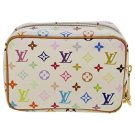 Louis Vuitton-LOUIS VUITTON Pochette Wapity Trousse multicolore con monogramma Bianco M58033 Aut3638-Bianco