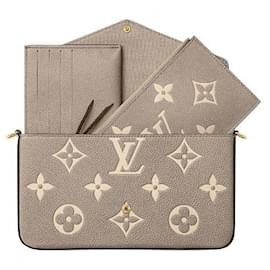 Louis Vuitton-LV Felicie Pochette empreinte novo-Cinza
