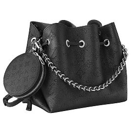 Louis Vuitton Cuir LV Bella Mahina Noir