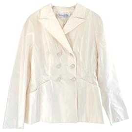 Dior-Dior fall 2017 Paper Silk Bar Jacket-Cream