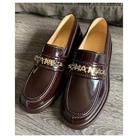 Chanel-Loafers-Cognac