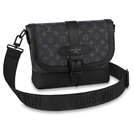 Louis Vuitton-LV saumur messenger bag new-Black