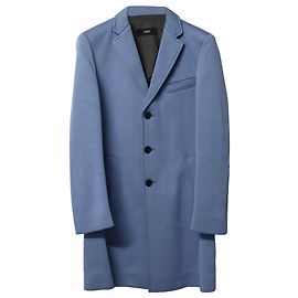 Boss by Hugo Boss Coat in Light Blue Viscose Blue Light blue