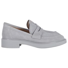 Gianvito Rossi Mocassins Harris en Daim Gris Gris