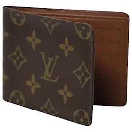 Louis Vuitton-Louis Vuitton Monogram Wallet in Brown Canvas-Other
