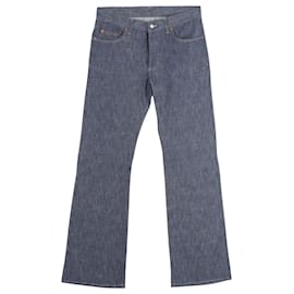 Gucci-Gucci Denim Flared Jeans in Blue Cotton-Blue