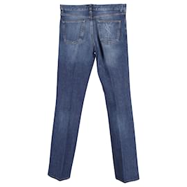 Saint Laurent-YSL Bootcut Denim Jeans in Blue Cotton-Blue