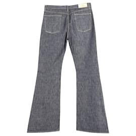 Gucci-Gucci Denim Flared Jeans in Grey Cotton-Grey