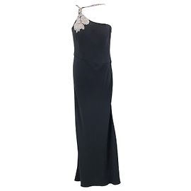 Schwarzes Gala-Kleid von Giorgio Armani Couture Schwarz