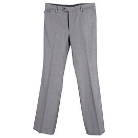 Pantalone Gucci Flanella in Lana Grigio Grigio