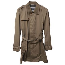 Hugo Boss Trench coat Boss in cotone marrone chiaro Marrone Beige