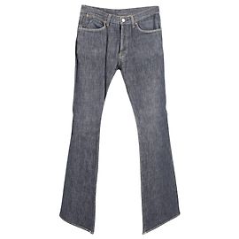 Jeans Gucci Dark Denim Flared em algodão preto Preto