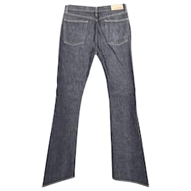 Gucci-Gucci Dark Denim Flared Jeans in Black Cotton-Black