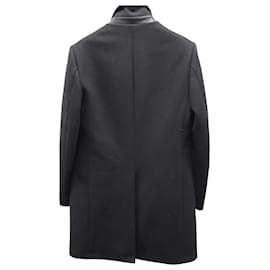 Ralph Lauren-Ralph Lauren Layered Coat in Black Wool-Black