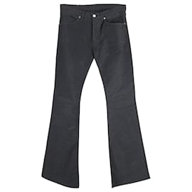 Gucci-Gucci Flared Jeans in Black Cotton-Black