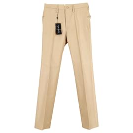 Gucci-Gucci Chino Style Pants in Beige Viscose-Beige