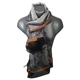 Thomas Burberry Panno Sciarpa - Grigio