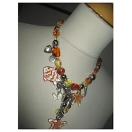 Autre Marque-Pendant necklaces-Multiple colors