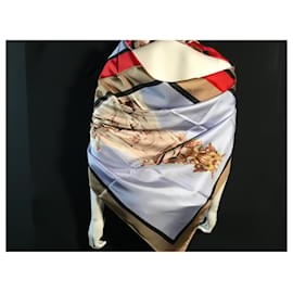 Burberry-Burberry shawl - 140 x 140 CM - 100% soie-Multiple colors