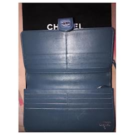 Chanel-portafogli-Blu