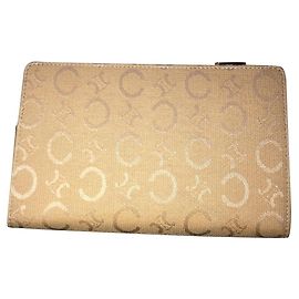 Clutch Céline Bege de Tecido Bege
