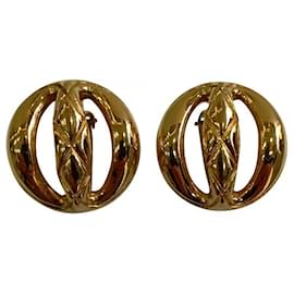 Chanel-Boucles d'oreilles-Doré