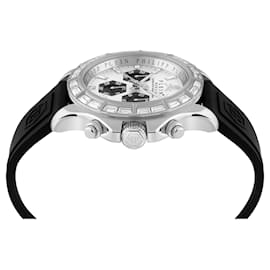 Philipp Plein-Montre chronographe Philipp Plein Nobile Racing-Argenté,Métallisé