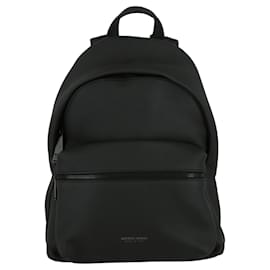 Bottega Veneta-Bottega Veneta Leather Zipped Backpack-Black