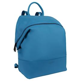 Bottega Veneta-Bottega Veneta Leather Backpack-Blue